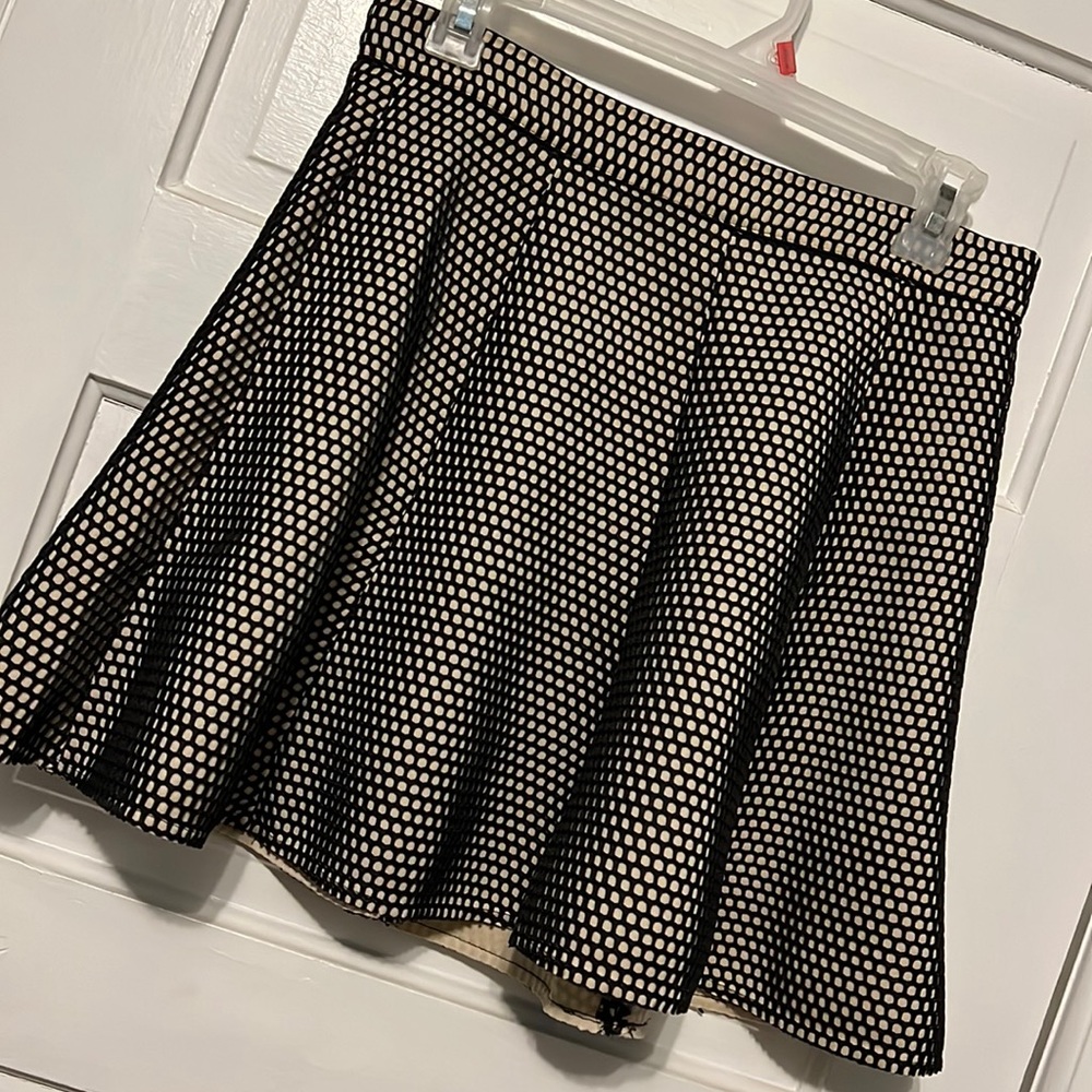 High rise mini skirt